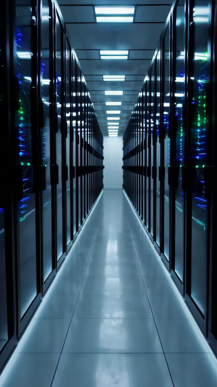 Modern Data Center Corridor