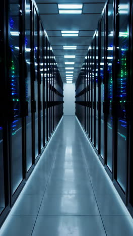 corredor moderno del centro de datos
