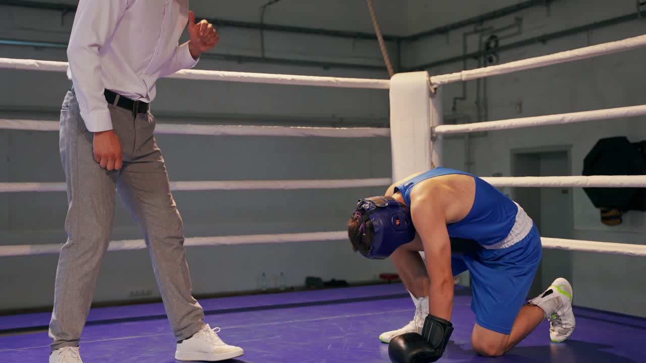 Knockout i boksekamp
