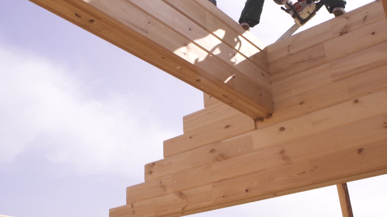 construcción de casas de madera