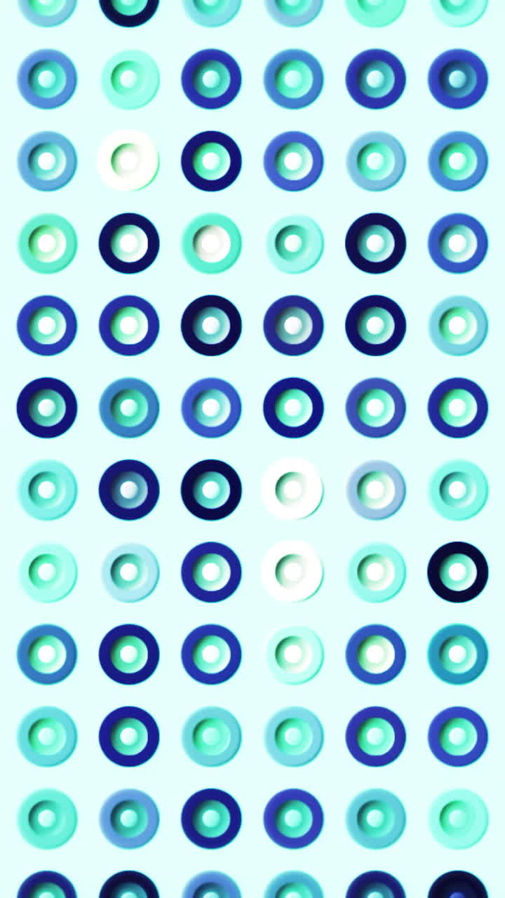 patrón abstracto de círculos en azul claro y blanco