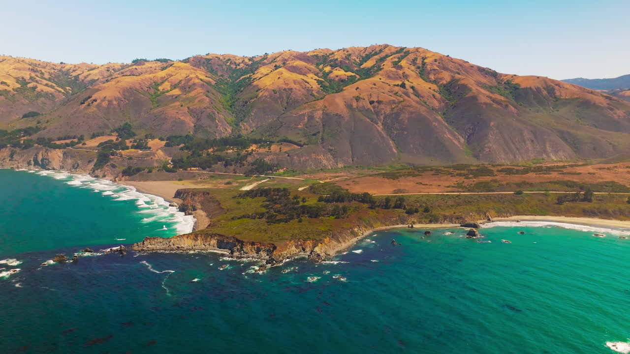 Big Sur Coastline Aerial View
