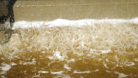 Water Drips from Brine Graduation Tower