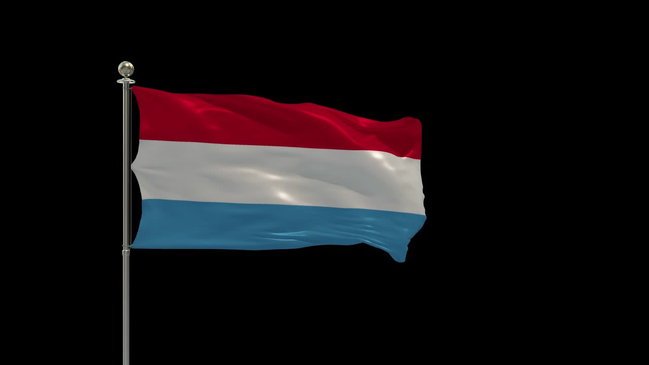 룩부르크의 다양한 발은 국가 발을 기둥, 테이블 발에 흔들고 있습니다.