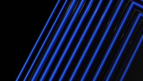 blue glowing neon lines abstract technical futuristic motion background. seamless loop. ultra hd 4k video animation. layers and parallels.