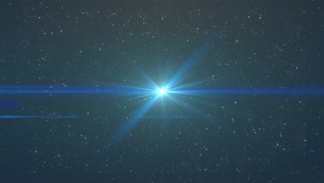 animación de rastros de luz que se mueven sobre puntos de luz sobre fondo negro