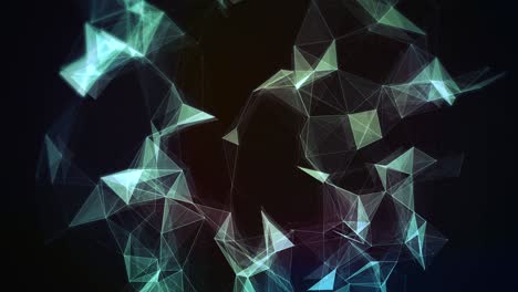 formas abstractas plexo animación de fondo