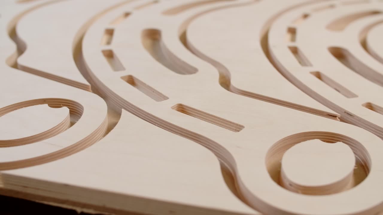 Laser Cut Wood Panel Design