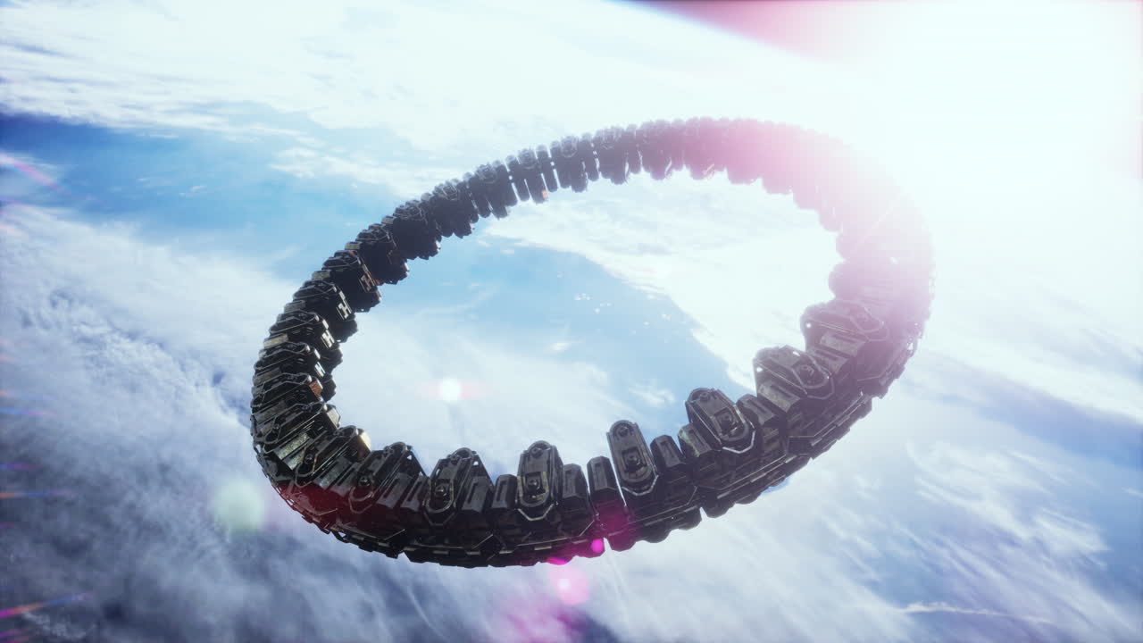 инопланетный материнский корабль вблизи земли элементы, предоставленные наса