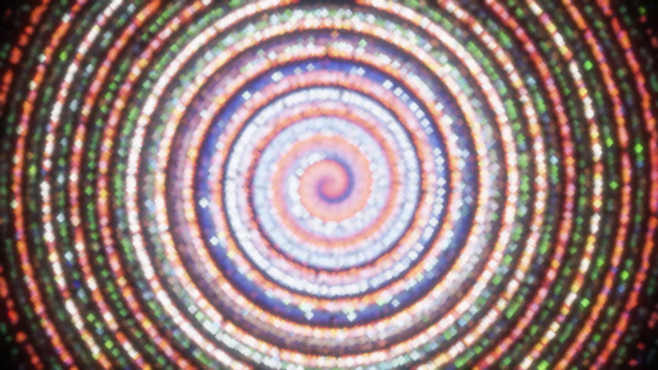 Abstract Colorful Circular Pattern