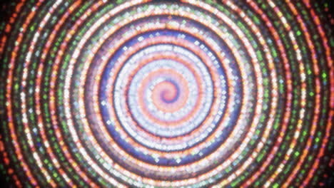 patrón circular abstractamente colorido