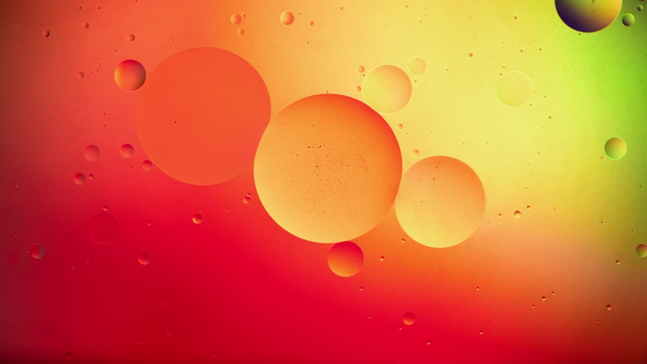 Abstract Colorful Bubbles