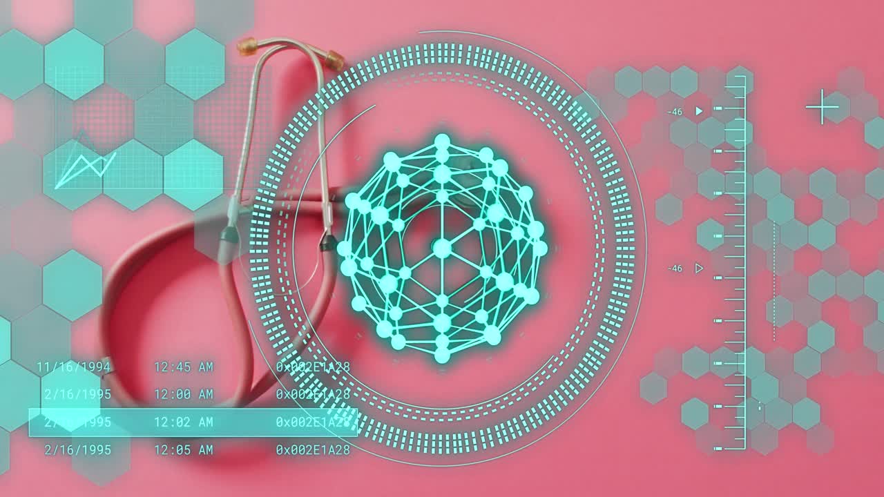 animación de formas y procesamiento de datos con el estetoscopio