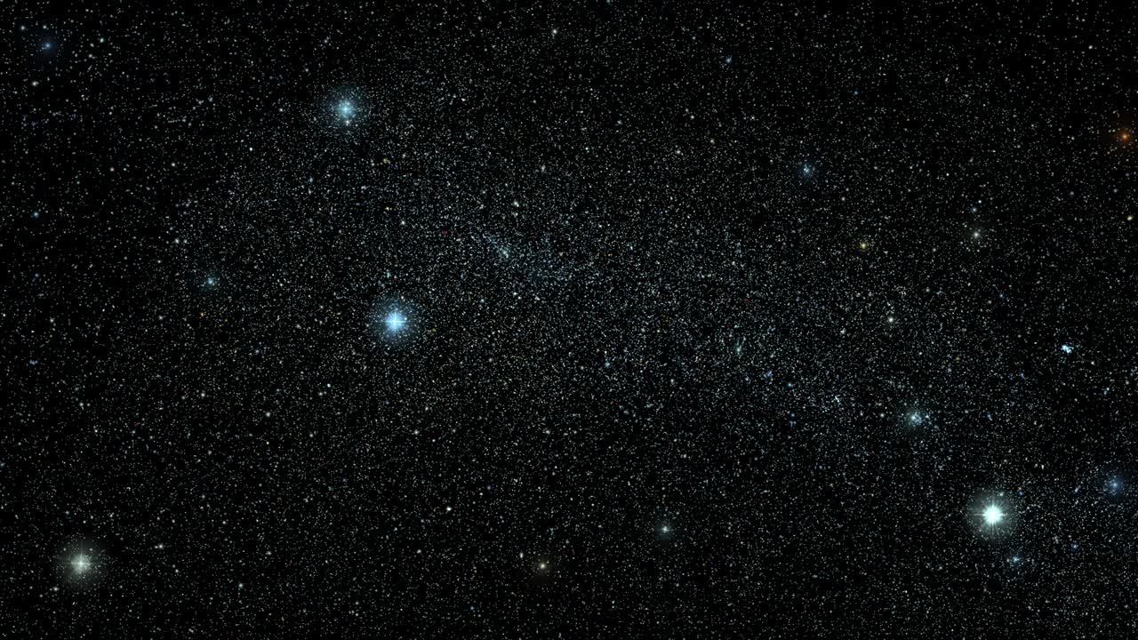 4k animated abstract starry sky background