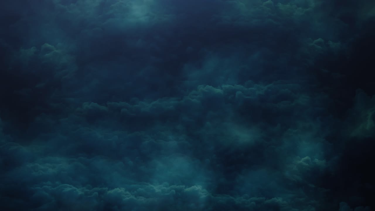 thunderstorms and lightning strikes in the clouds when the sky is dark