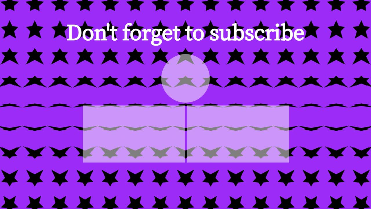 스타 웨이브 엔드 카드 엔딩 스크린 모션 그래픽