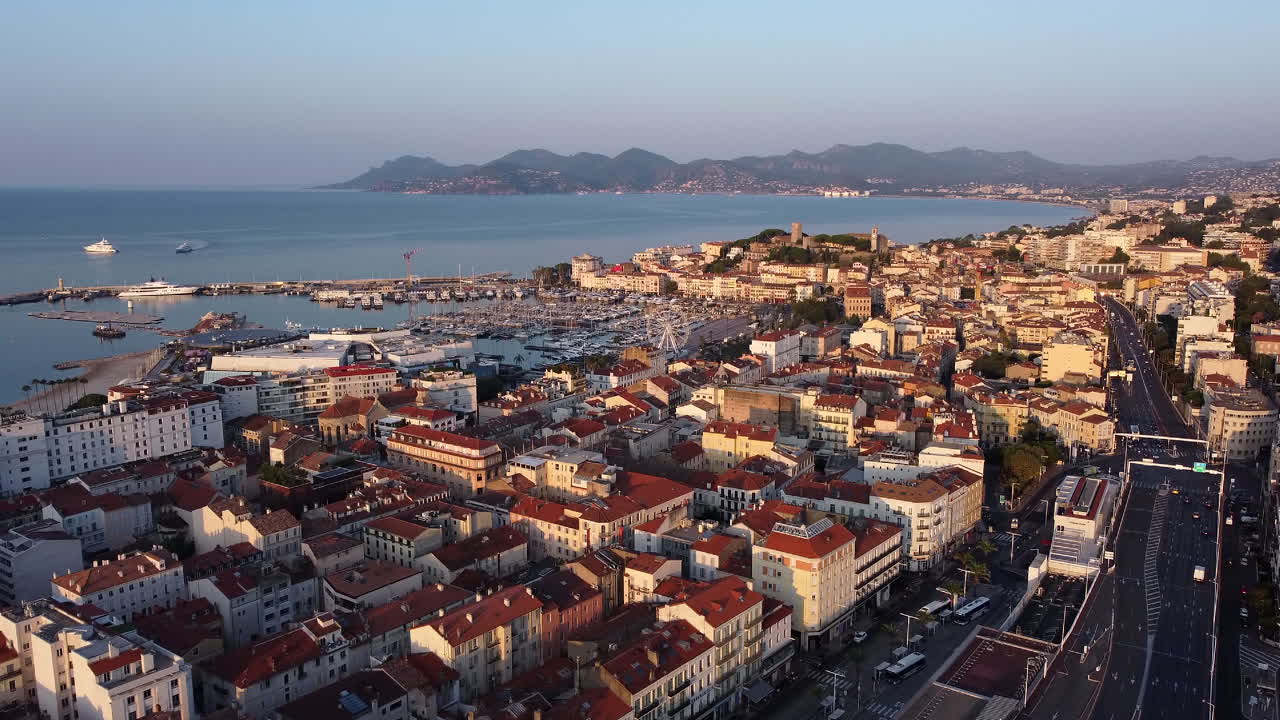 Aerial View of Cannes, France