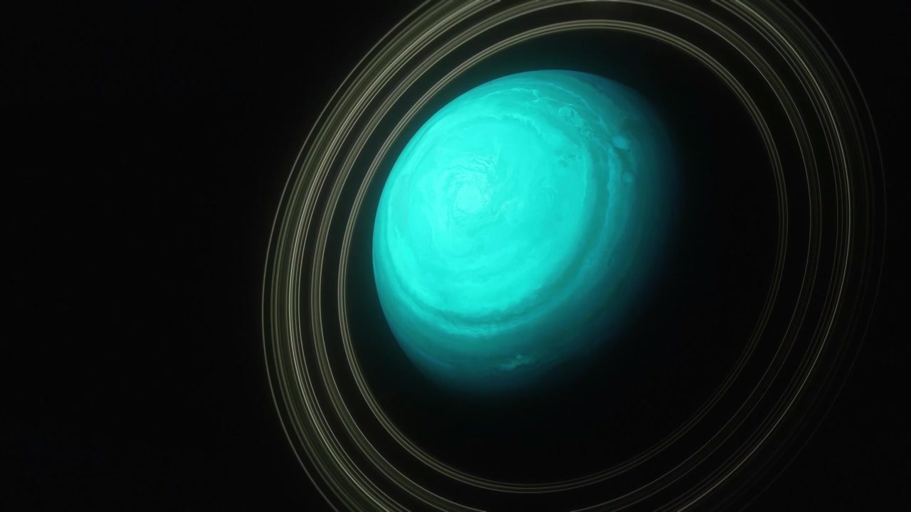 Planet Uranus dan cincinnya yang indah.