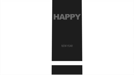 Frohes-Neues-Jahr-Mit-Schwarzem-Quadratmuster-Auf-Weißem-Farbverlauf