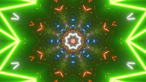 fondo de vídeo de caleidoscopio para vídeo en bucle vertical vj