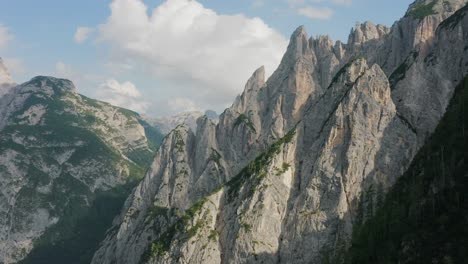 dolomites aerial drone mountians wilderness travel wild