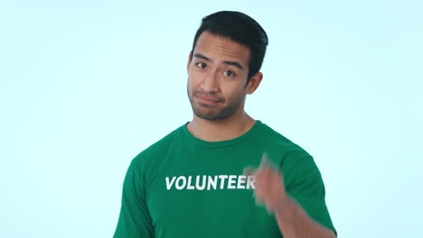 Smile,-heart-and-a-volunteer-man-pointing-at-you