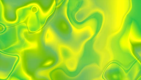 green yellow liquid gradient abstract wavy motion background