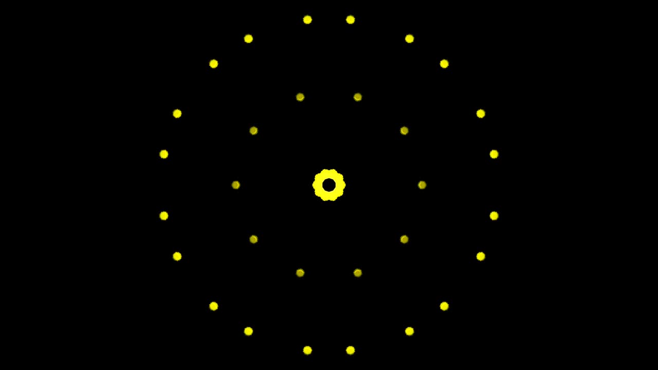 fondo negro. para el espectáculo, coloridos adornos brillantes. forma redonda