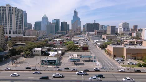 a breathtaking view of the city's many rush hour commutes, with streams of cars and buses clogging the city's streets