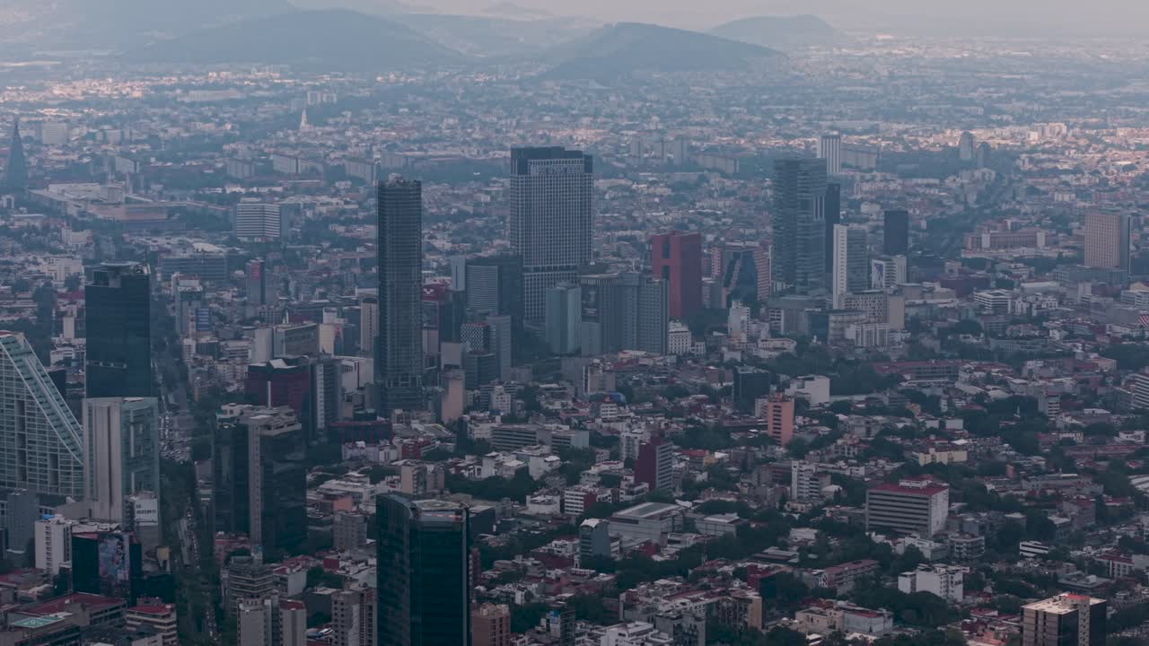 Telephoto perspective showing CDMX's massive urban expanse