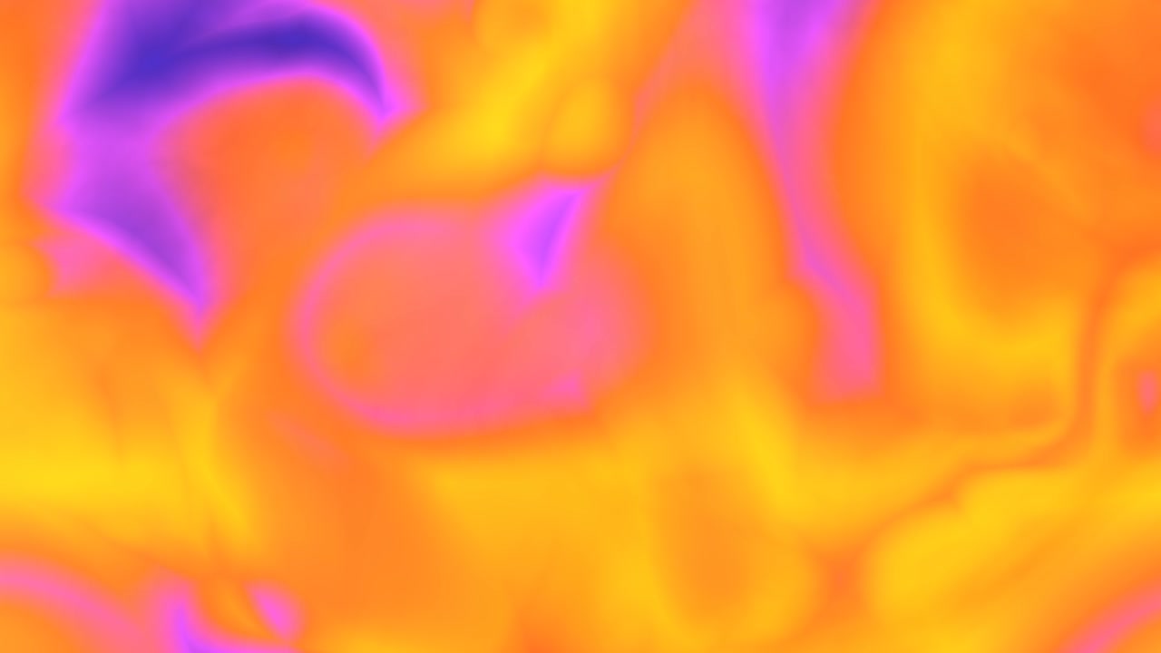 abstracto onda de lava líquida sustancia fluida gradiente manchas de fusión - 4k movimiento de bucle sin costuras animación de fondo