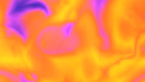 abstracto onda de lava líquida sustancia fluida gradiente manchas de fusión - 4k movimiento de bucle sin costuras animación de fondo