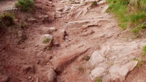 Caminos-En-El-Distrito-De-Los-Picos,-Reino-Unido