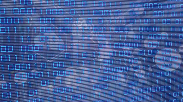 Animation af databehandling via netværk af forbindelser