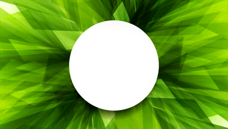 abstract bright green shapes video animation