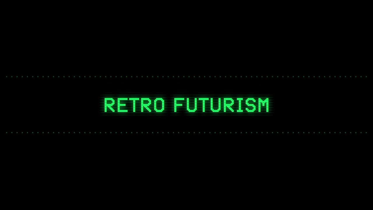 Analog Glitch dan Retro Futurisme