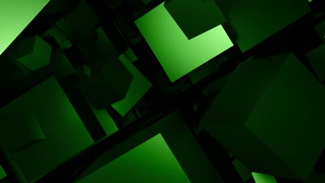 fondo geométrico verde abstracto