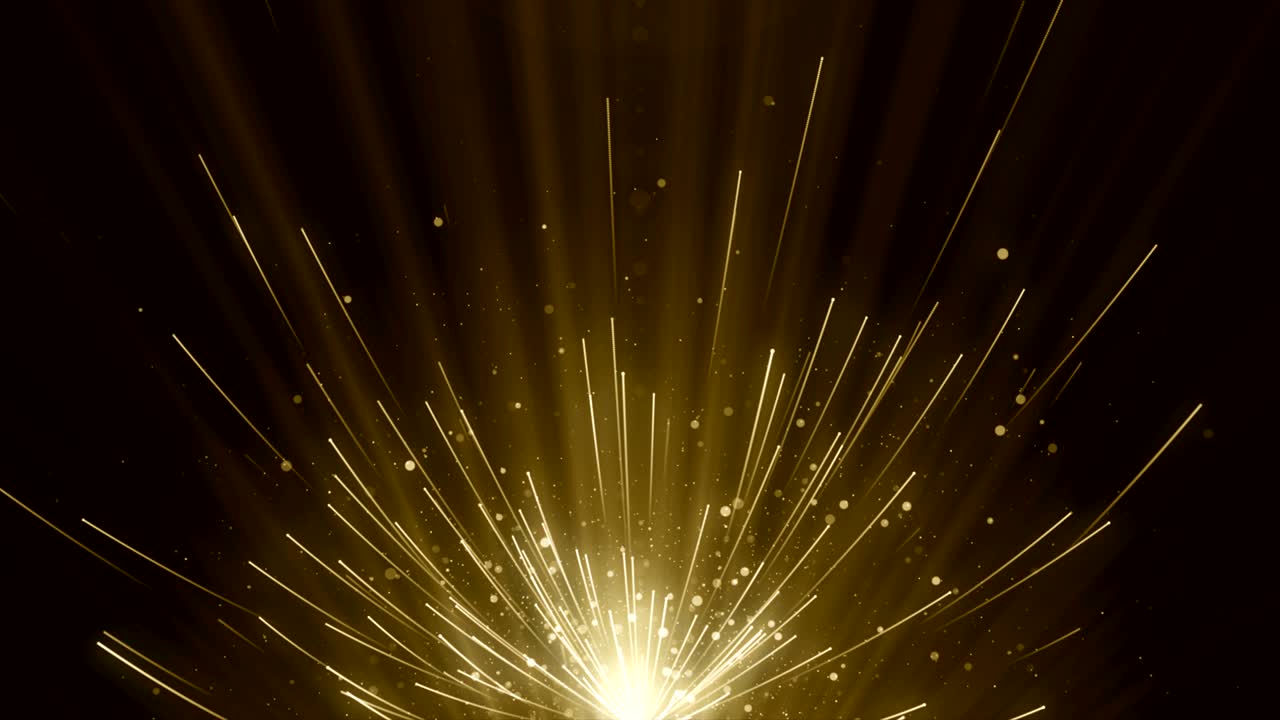 입자 금 반이는 보케상 먼지 추상적인 배경 루프