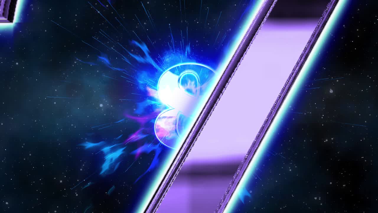 10 초 카운트다운 개막 소개 애니메이션