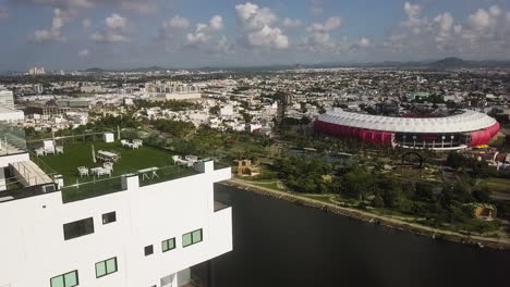 Feld-Des-Baseballstadions-Mazatlan-In-Mexiko