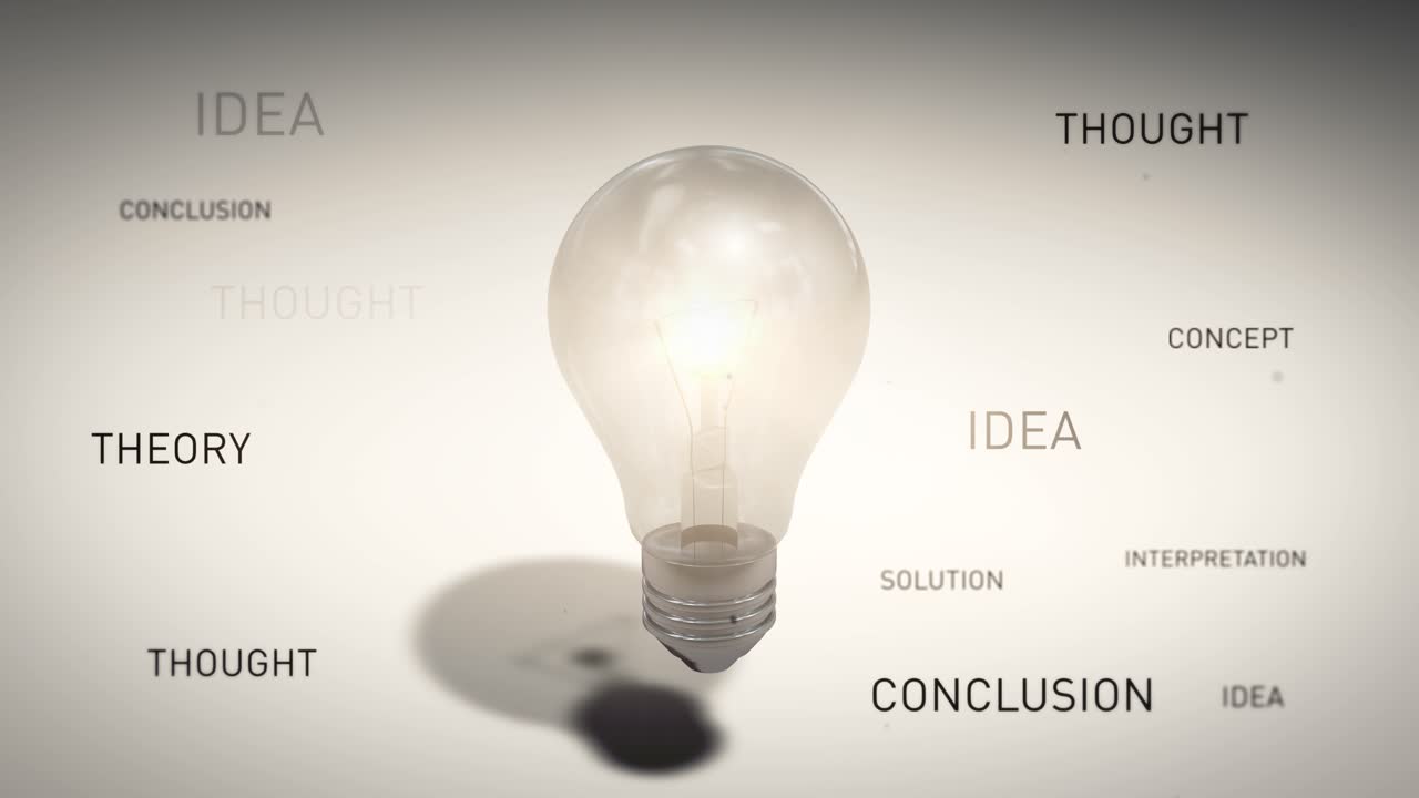 la bombilla realista está encendida