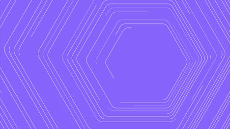 violet hexagonal lineal abstracto futurista tecnología de movimiento de fondo