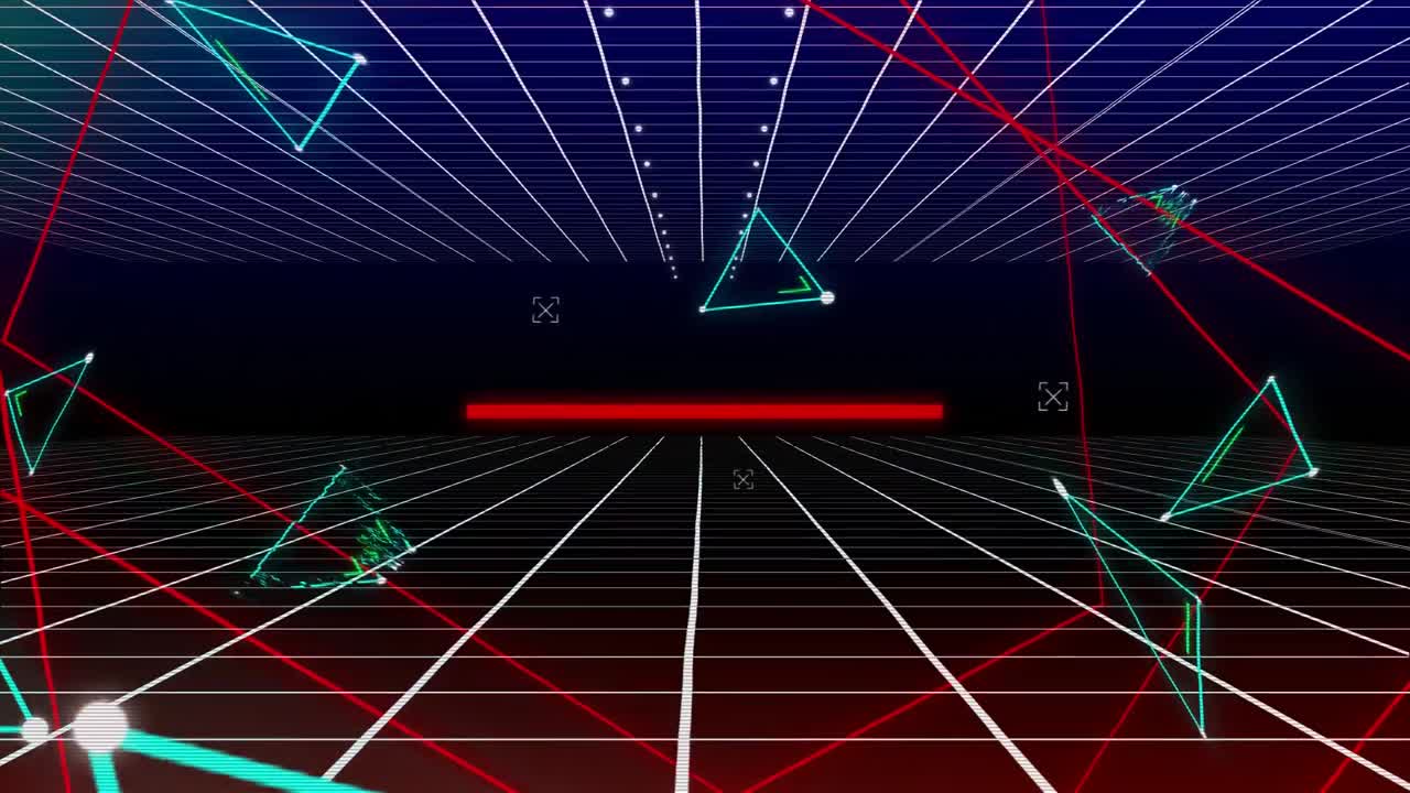 보라색 바탕 에 있는 기하학적 형상 들