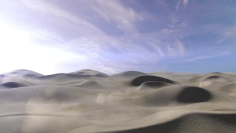 desert landscape with sand dunes