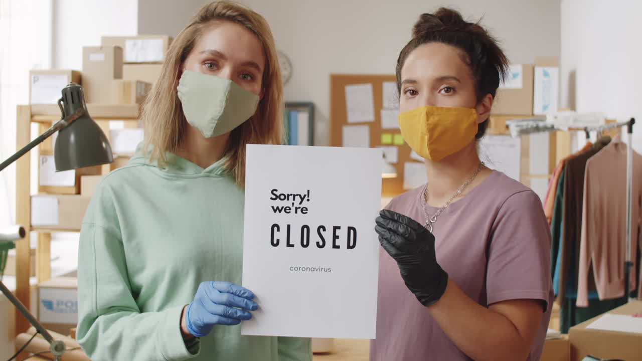 코로나바이러스로 인해 매장이 문을 닫았습니다.