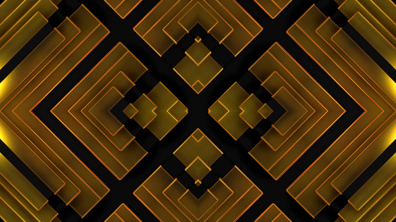 Geometric Gold Pattern