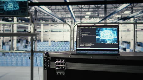 ai on laptop in server farm enabling machine learning tasks