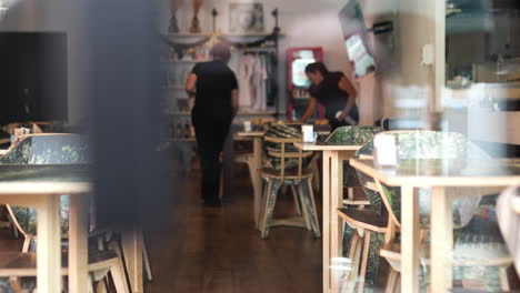 interior of a coffee shop