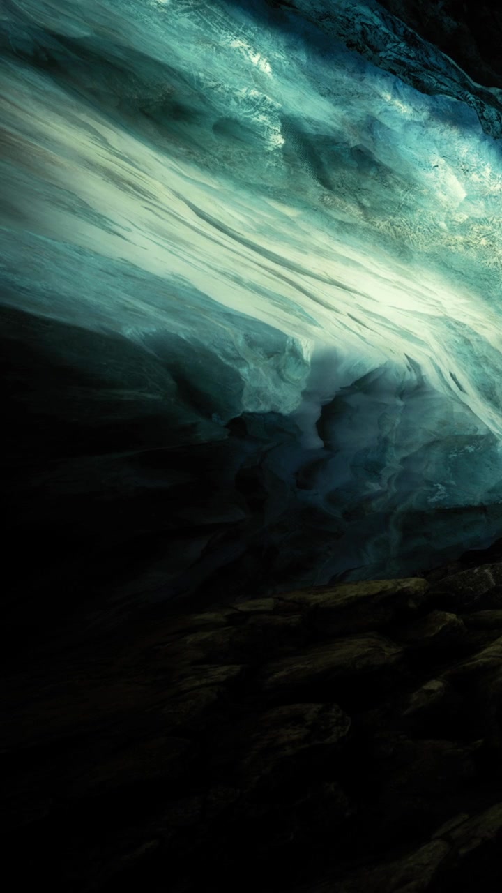 Underwater scene showing light reflecting off ocean waves