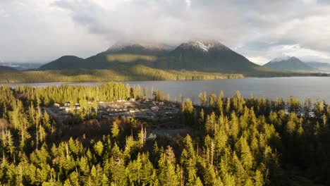 coastal first nations village and community on the west coast of british columbia canada